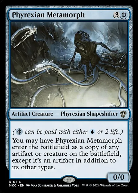 Phyrexian Metamorph, Magic card MKC 116 — Murders at Karlov Manor Commander set