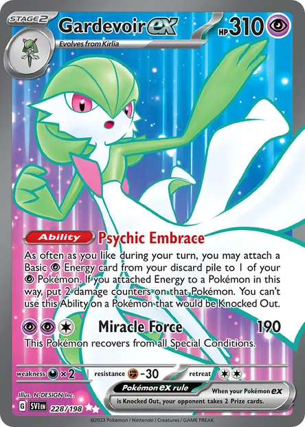 Gardevoir ex, Pokémon card SVI 228 — Scarlet & Violet set