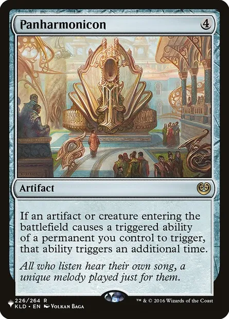 Panharmonicus, carte Magic PLST KLD-226 — extension The List