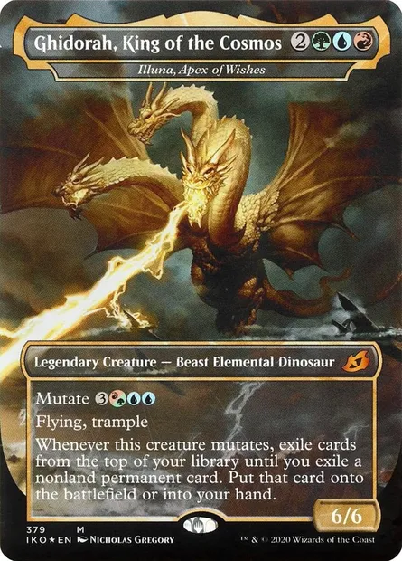Illuna, Apex of Wishes, Magic card IKO 379 — Ikoria: Lair of Behemoths set