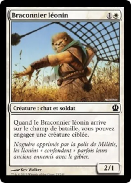 Braconnier léonin, carte Magic THS 23 — extension Theros