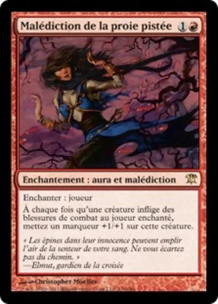 Malédiction de la proie pistée, carte Magic ISD 136 — extension Innistrad