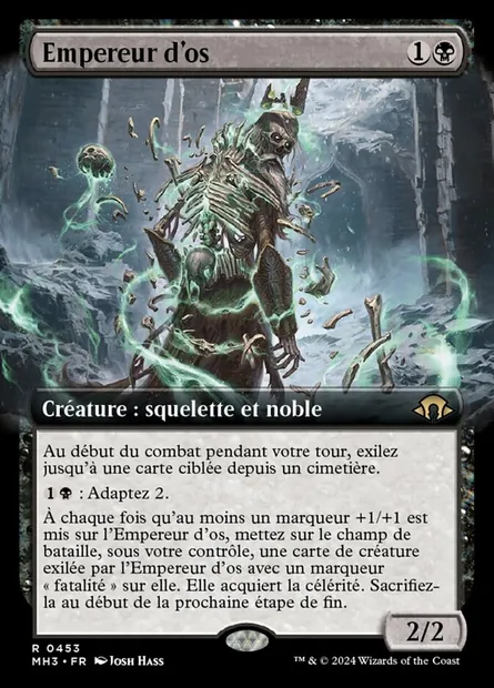 Empereur d'os, carte Magic MH3 453 — extension Modern Horizons 3