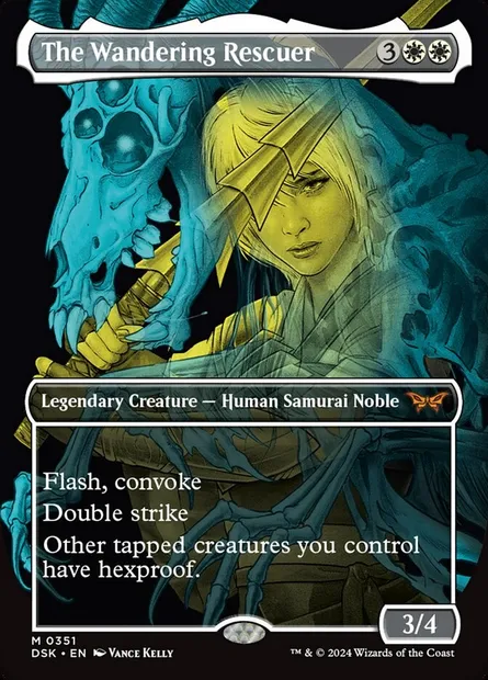 The Wandering Rescuer, Magic card DSK 351 — Duskmourn: House of Horror set