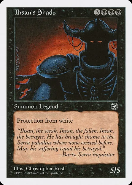 Ihsan's Shade, Magic card ATH 25 — Anthologies set