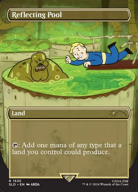 Reflecting Pool, Magic card SLD 1535 — Secret Lair Drop set