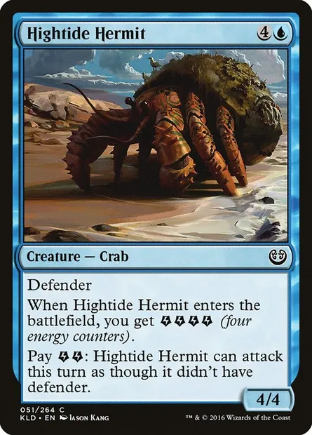 Hightide Hermit, Magic card KLD 51 — Kaladesh set