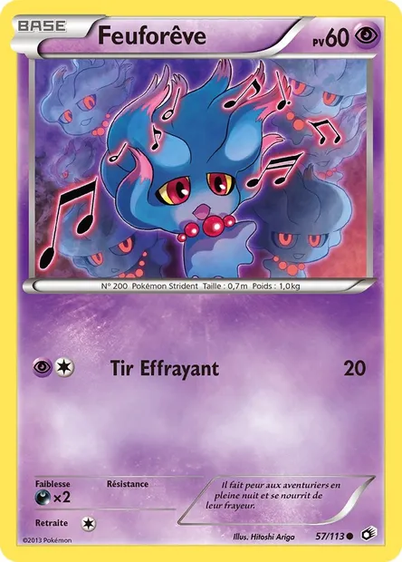 Feuforêve, carte Pokémon LTR 57 — extension Legendary Treasures