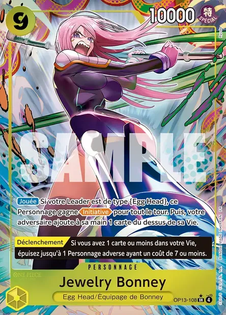 Jewelry Bonney, carte One Piece OP13-108 — extension SUCCESSEURS