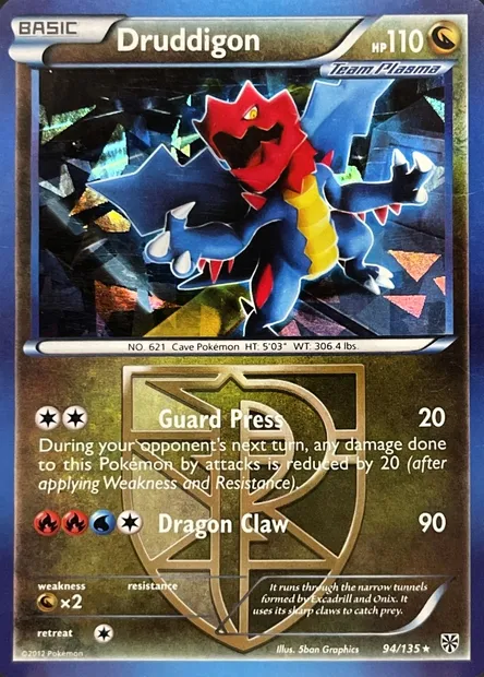 Druddigon, Pokémon card TDX 094-2 — Theme Deck & Blisters Exclusives set