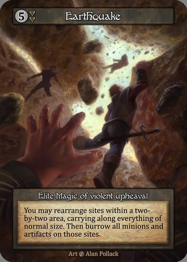Earthquake, Sorcery card BET 214 — Beta set