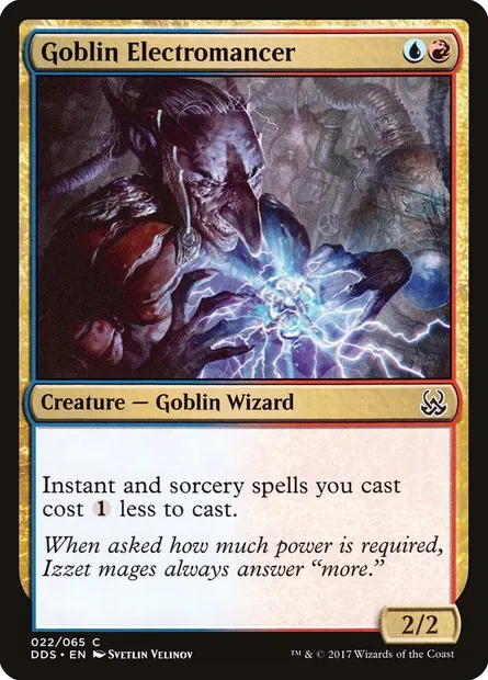 Goblin Electromancer, Magic card DDS 22 — Duel Decks: Mind vs. Might set