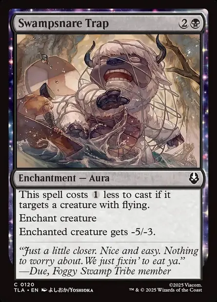 Swampsnare Trap, Magic card TLA 120 — Avatar: The Last Airbender set