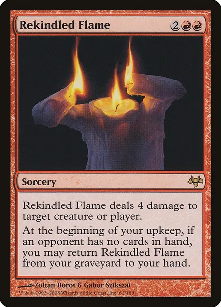 Rekindled Flame, Magic card EVE 61 — Eventide set
