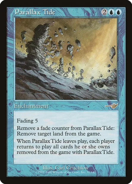 Marée de parallaxe, carte Magic NEM 37 — extension Némésis