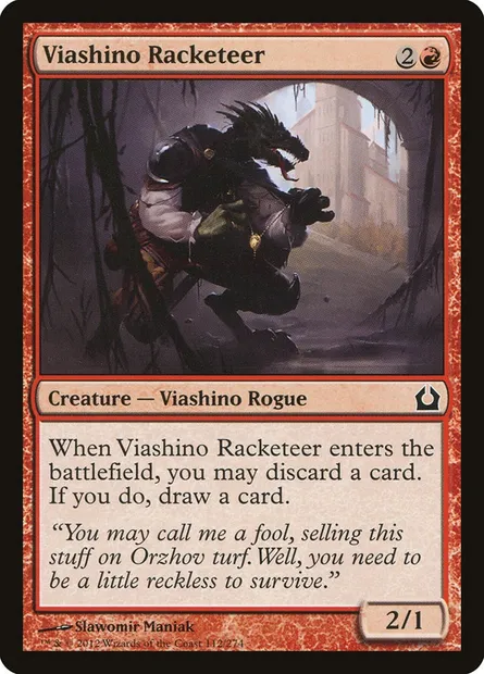 Viashino Racketeer, Magic card RTR 112 — Return to Ravnica set