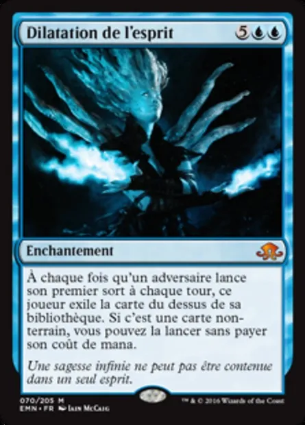 Dilatation de l'esprit, carte Magic EMN 70 — extension La lune hermétique