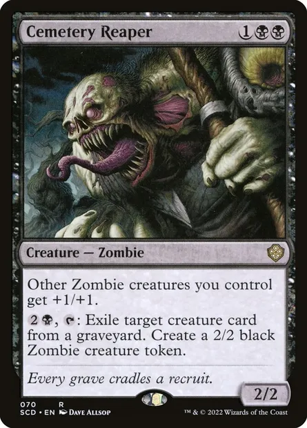 Cemetery Reaper, Magic card SCD 70 — Starter Commander Decks set
