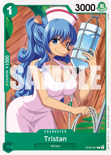 Tristan, carte One Piece OP08-027 — extension TWO LEGENDS