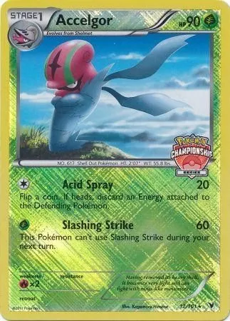 Accelgor, Pokémon card LGP 012-6 — League Promos set