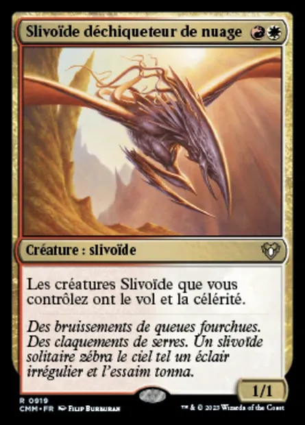 Slivoïde déchiqueteur de nuage, carte Magic CMM 919 — extension Commander Masters