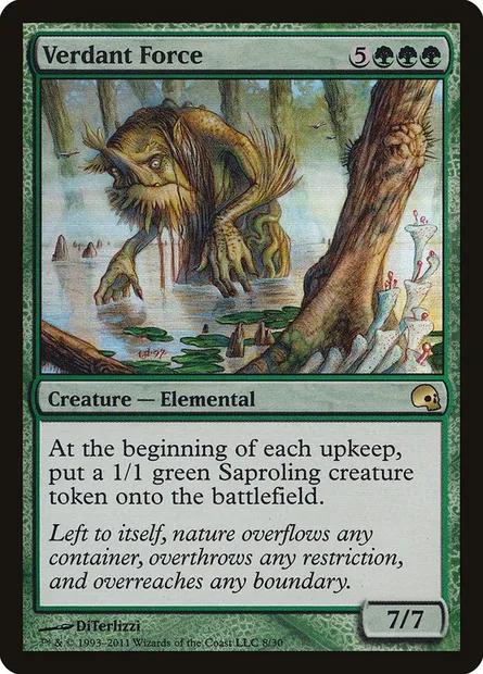 Verdant Force, Magic card PD3 8 — Premium Deck Series: Graveborn set