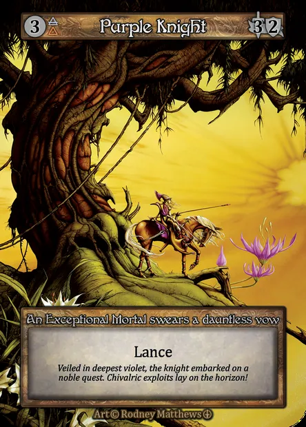 Purple Knight, carte Sorcery ATH 052 — extension Arthurian Legends