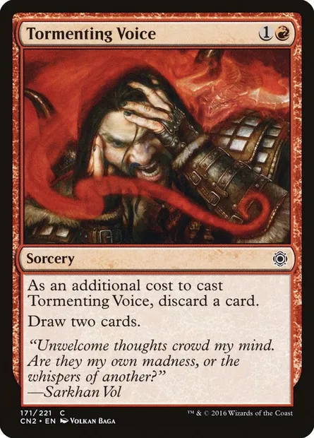 Tormenting Voice, Magic card CN2 171 — Conspiracy: Take the Crown set