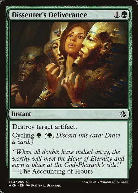 Dissenter's Deliverance, Magic card AKH 164 — Amonkhet set
