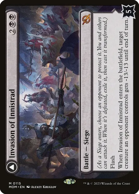 Invasion of Innistrad // Deluge of the Dead, Magic card MOM 115 — March of the Machine set
