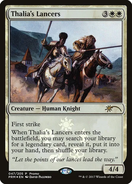 Lanciers de Thalia, carte Magic PEMN 47★ — extension Eldritch Moon Promos