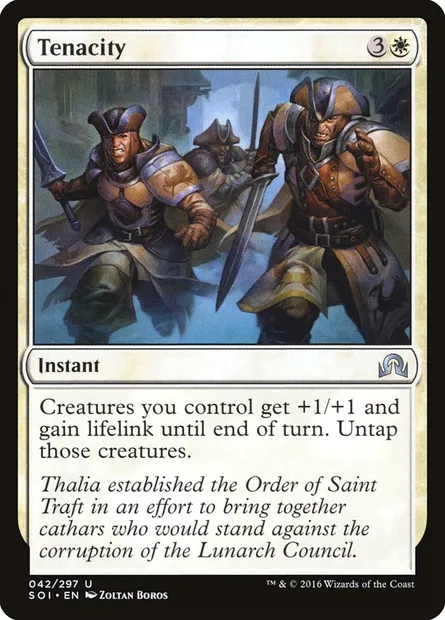 Tenacity, Magic card SOI 42 — Shadows over Innistrad set
