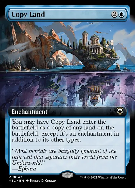 Copy Land, Magic card M3C 47 — Modern Horizons 3 Commander set