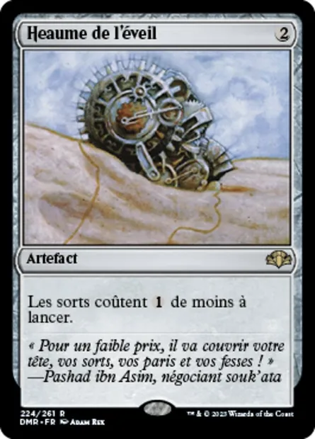 Heaume de l'éveil, carte Magic DMR 224 — extension Dominaria Remastered