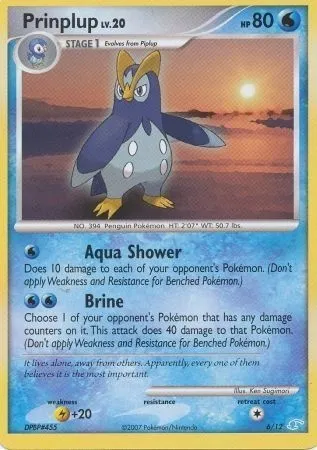 Prinplouf, carte Pokémon TK3M 006 — extension DP Trainer Kit (Manaphy)
