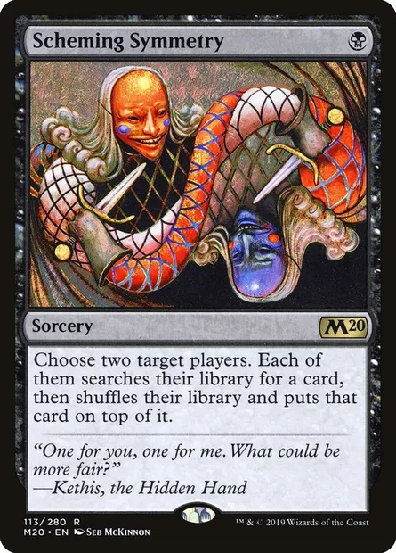 Scheming Symmetry, Magic card M20 113 — Core Set 2020 set