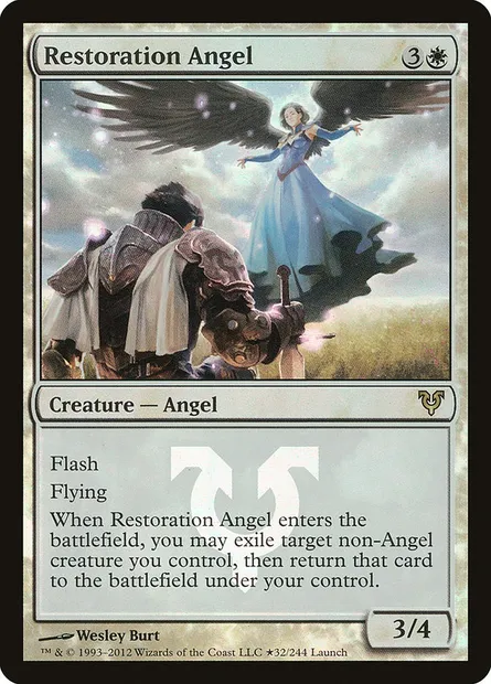 Restoration Angel, Magic card PAVR 32★ — Avacyn Restored Promos set