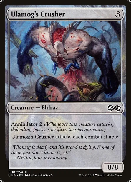 Ulamog's Crusher, Magic card UMA 8 — Ultimate Masters set
