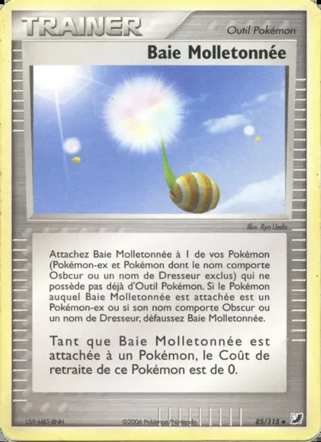 Baie Molletonnée, carte Pokémon UF 85 — extension EX Forces Cachées