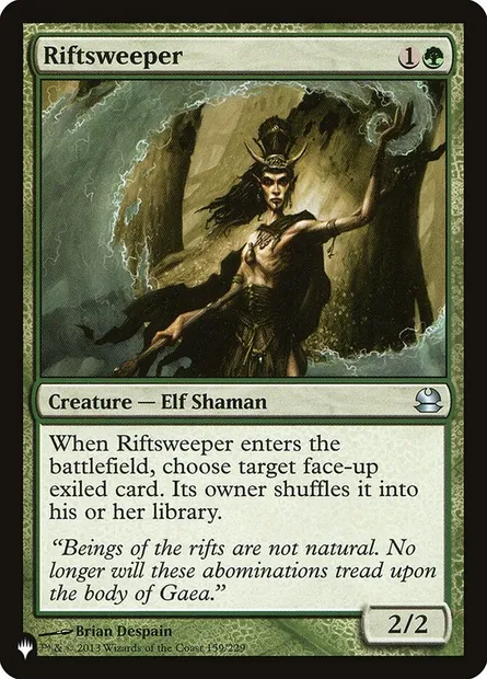 Riftsweeper, Magic card PLST MMA-159 — The List set