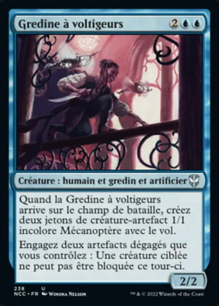 Gredine à voltigeurs, carte Magic NCC 238 — extension New Capenna Commander