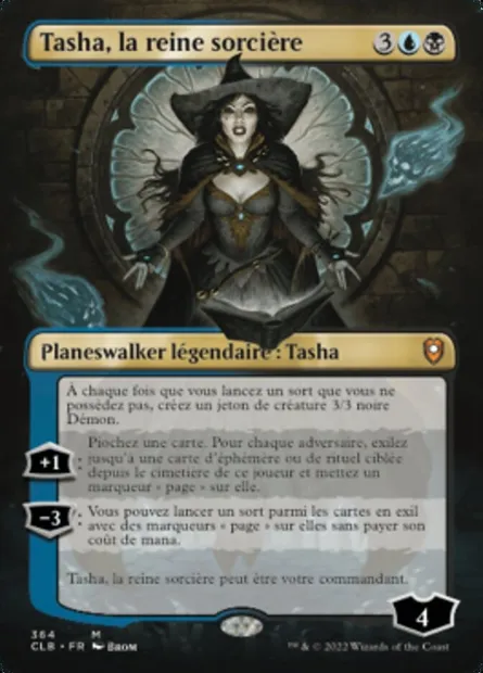 Tasha, la reine sorcière, carte Magic CLB 364 — extension Commander Légendes : la bataille de la Porte de Baldur