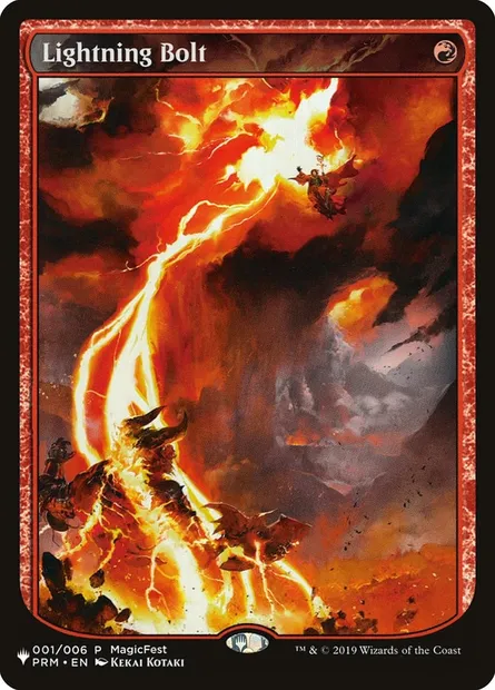 Lightning Bolt, Magic card PLST PF19-1 — The List set