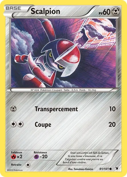 Scalpion, carte Pokémon NVI 81 — extension Nobles Victoires