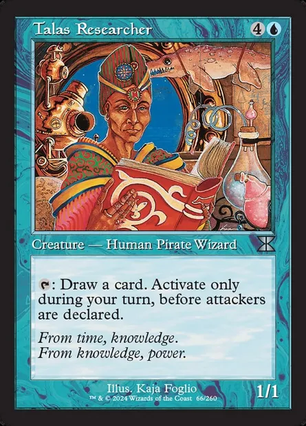 Talas Researcher, Magic card PLST ME4-66 — The List set
