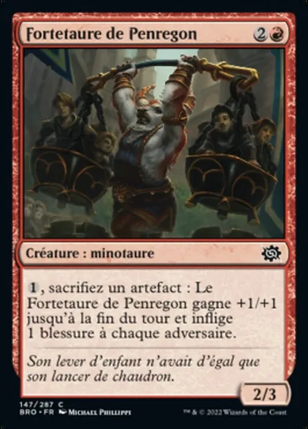 Fortetaure de Penregon, carte Magic BRO 147 — extension La Guerre Fratricide