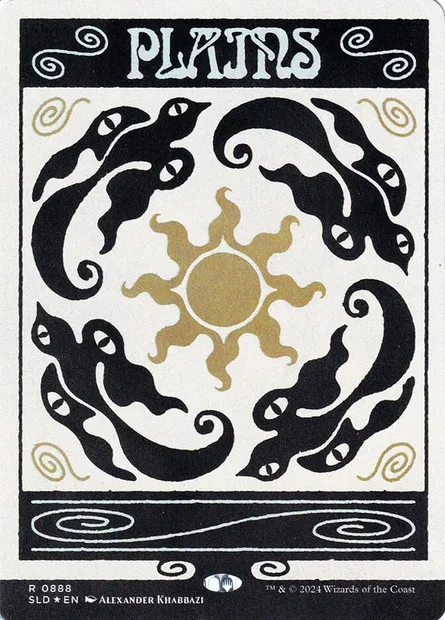 Plaine, carte Magic SLD 888 — extension Secret Lair Drop