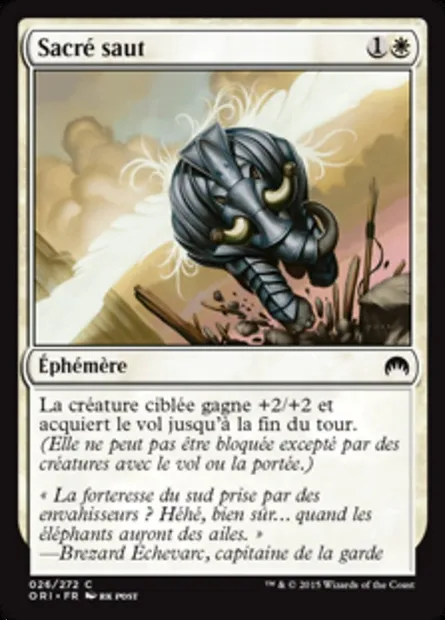 Sacré saut, carte Magic ORI 26 — extension Magic Origines