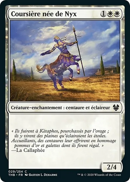 Coursière née de Nyx, carte Magic THB 29 — extension Theros Beyond Death