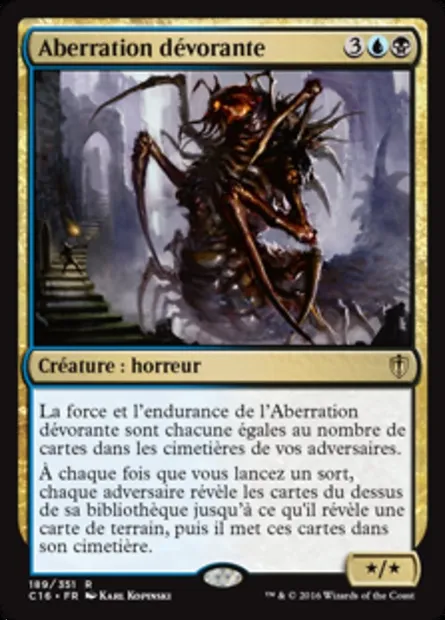 Aberration dévorante, carte Magic C16 189 — extension Commander 2016